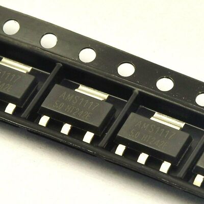 10PCS NEW AMS1117-5.0 AMS1117 LM1117 5V 1A SOT-223 Voltage Regulator IC