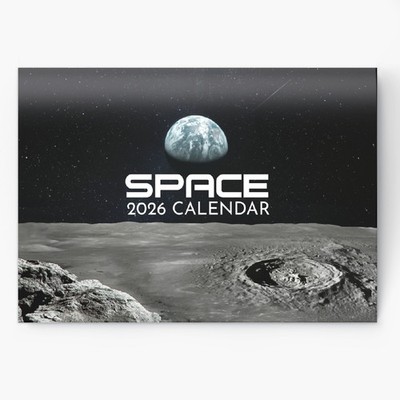 2026 Space Planets Calendar Wall Monthly Planner Family Home Organiser