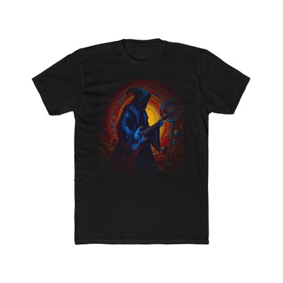 ''Riffs & Revelations'' Rock N Roll Heavy Metal Guitar Gods T-Shirt (2c)