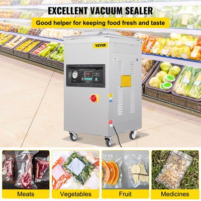 Commercial Vacuum Sealer Extra Deep 200mm Automatic Food Packing Sealing Machine