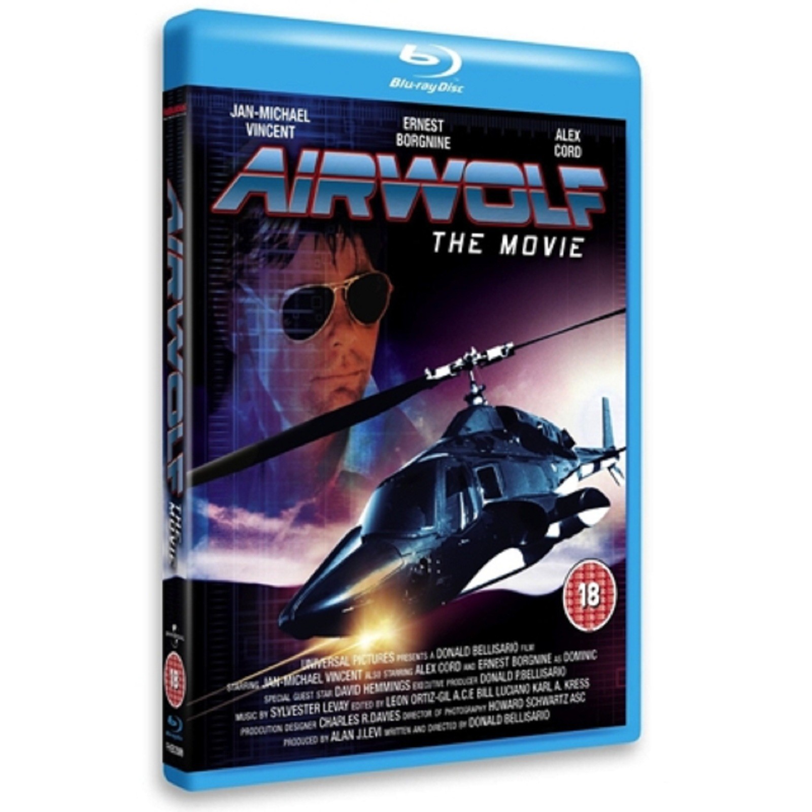 AIRWOLF THE MOVIE FILM BLU RAY Jan Michael Vincent UK