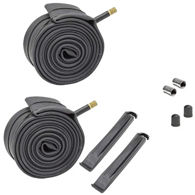 SET OF TWO 700X35/43C INNER TUBE HYBRID BIKE ROAD BICYCLE TOURING SCHRADER