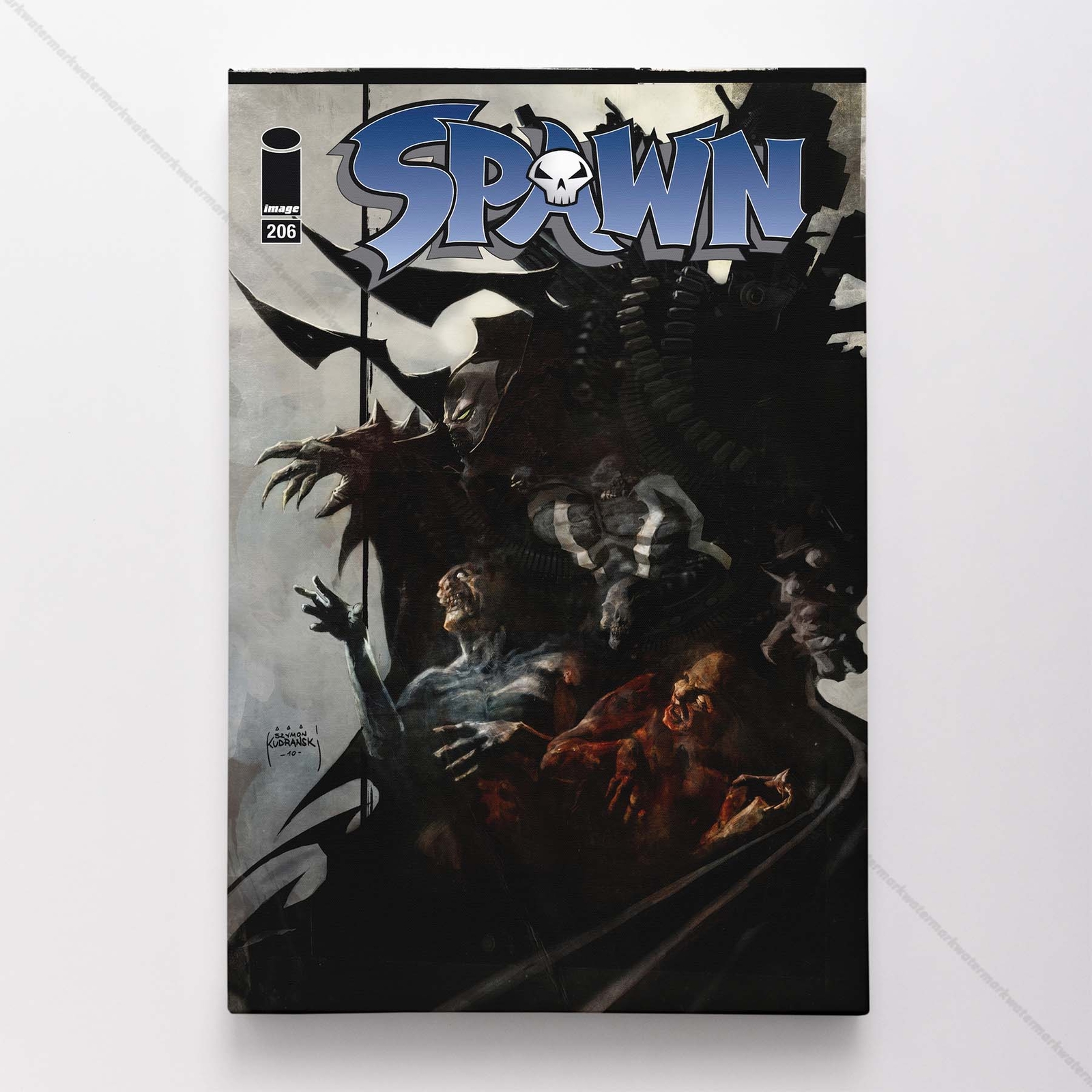 Spawn 206 Poster Canvas Comic Book Cover Art Print #A