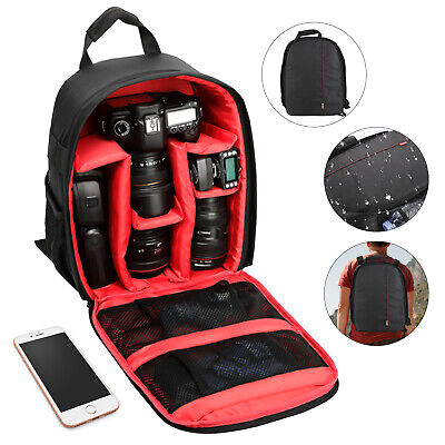 Camera Backpack Shoulder Bag Case for Canon Nikon Sony DSLR 