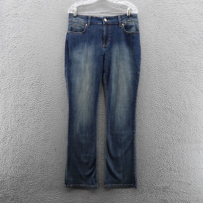 NWT Wrangler Mid Rise Bootcut Jeans 30 Blue Medium Wash Womens Cowgirl Western