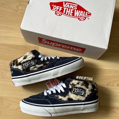 Supreme x Skate Half Cab  92 Leopard Pack Navy Size 4 Brand New Condition