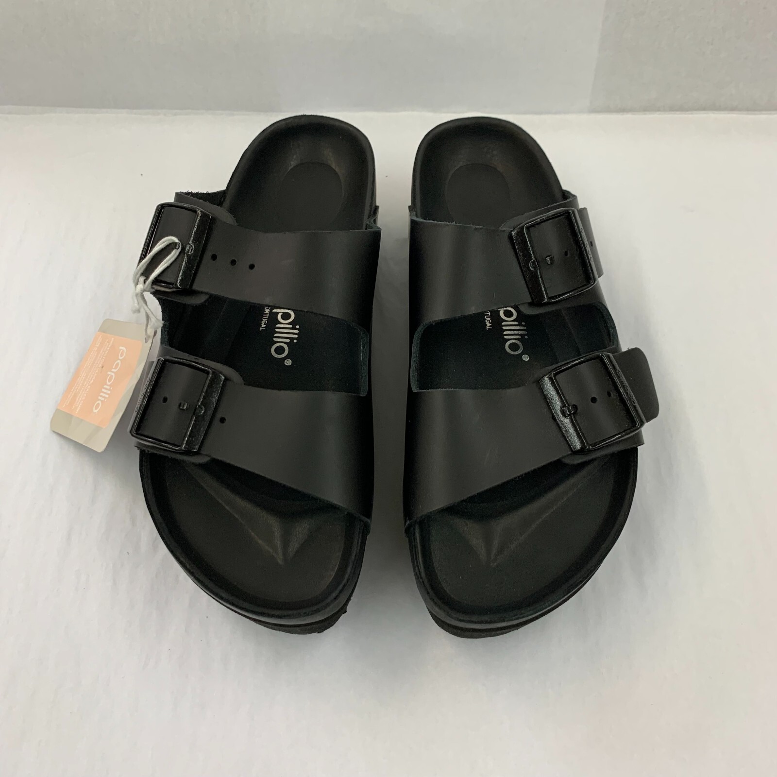BIRKENSTOCK Papillioブラック ハラコ40 新品・未使用 Birkenstock New w/o Box Papillio Cameron Chunky Damasko