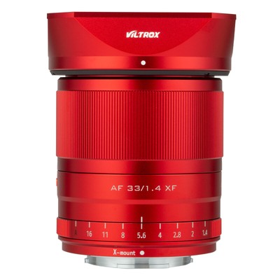 Red VILTROX AF 33mm F1.4 Large Aperture Lens for Fijifilm Fuji X-T30 X-T4 Camera