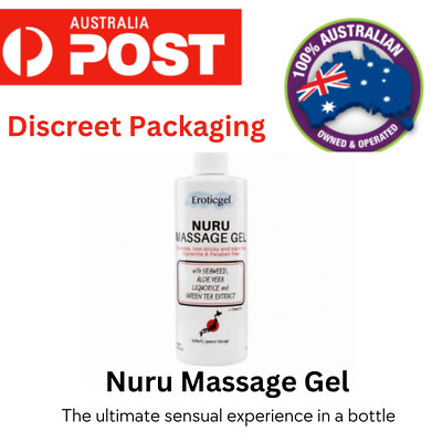 NURU Japanese Massage Gel with Seaweed & Green Tea Extract 500mls