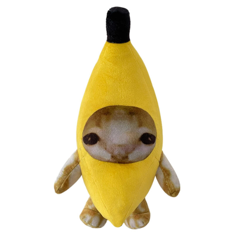 Banana Cat Plush Toy Cute Crying Banana Cat Ins Fashion Doll Kid Gift