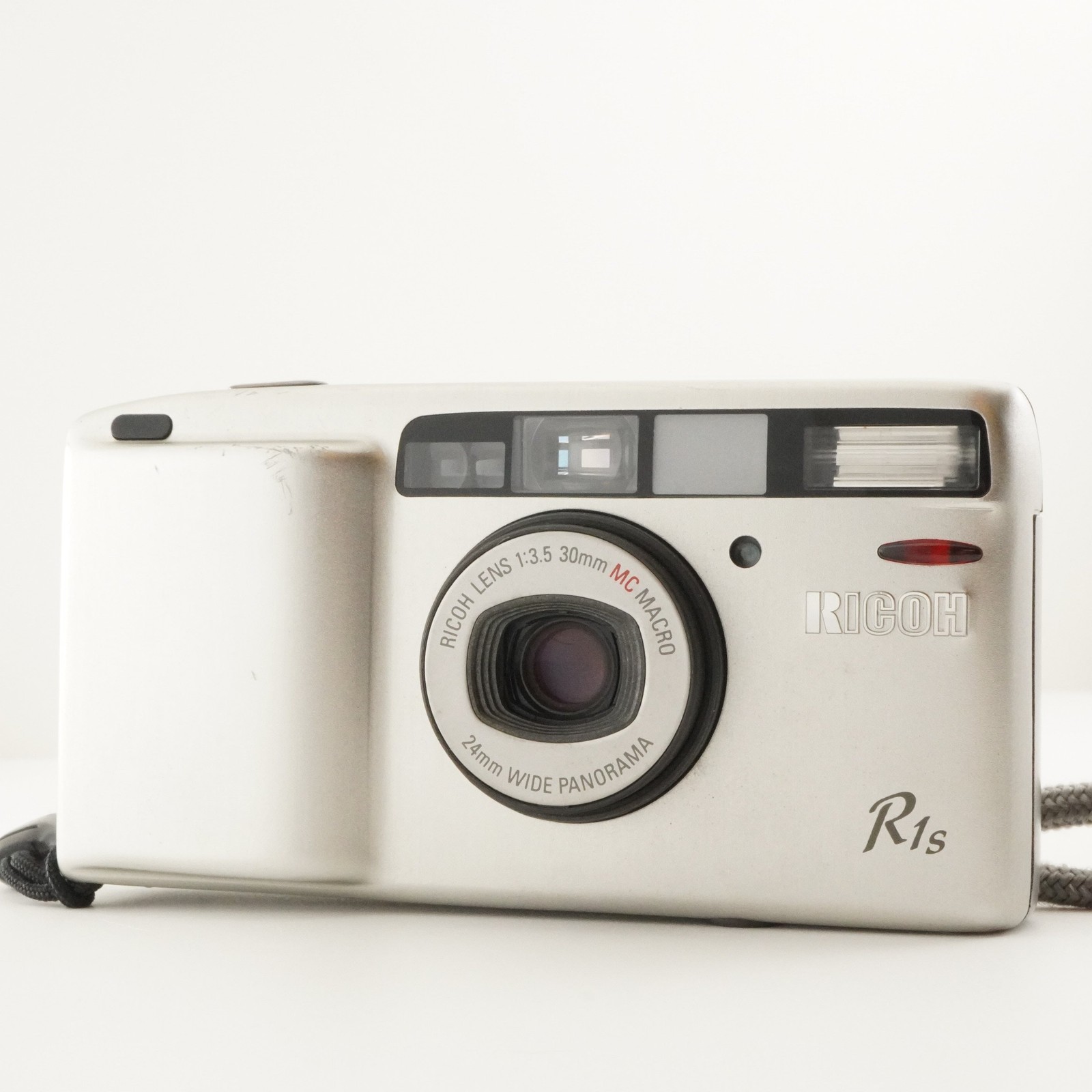 RICOH R1s シルバー LCD Works] RICOH R1s Silver Point & Shoot Film Camera from