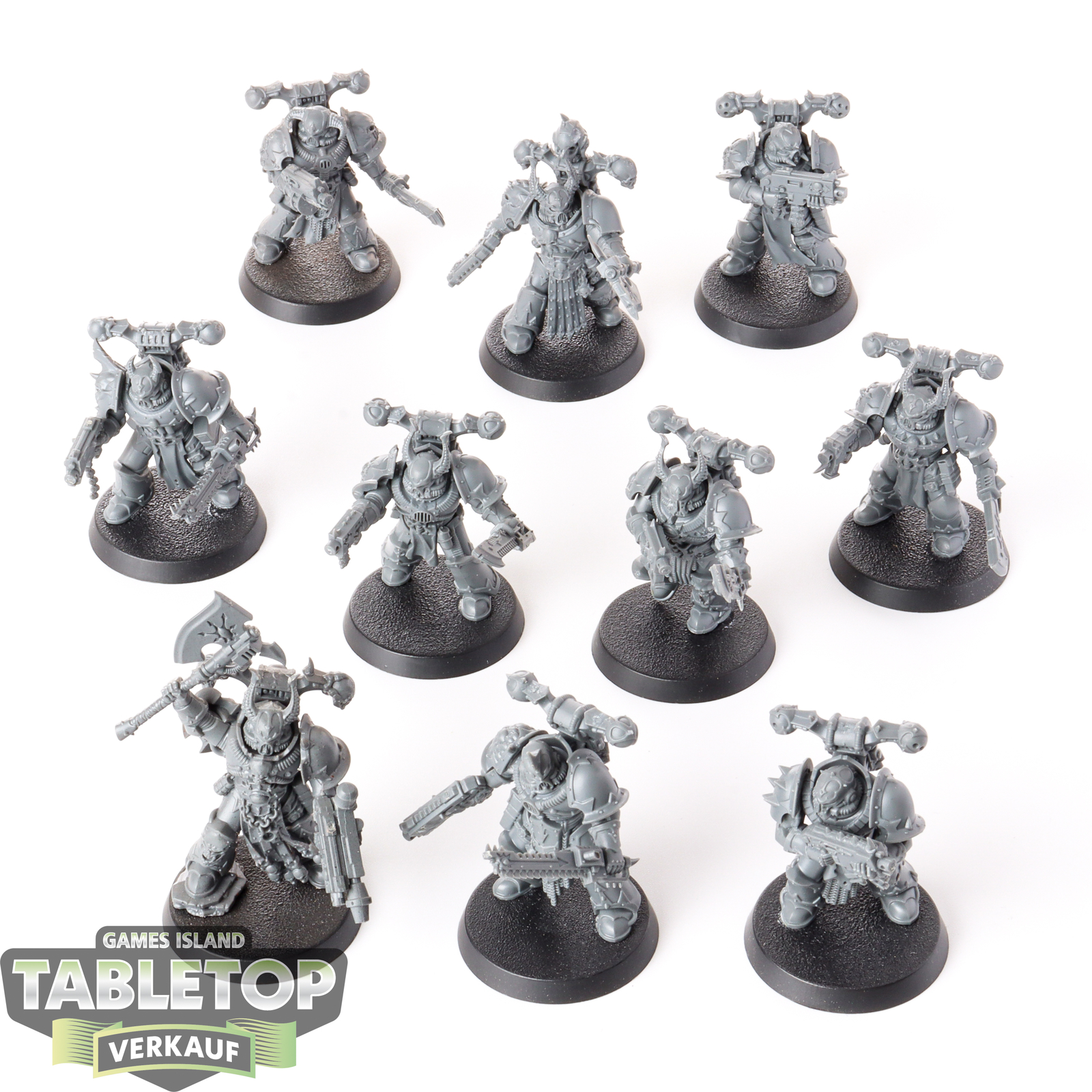 Chaos Space Marines - 10 - Legionaries - unbemalt