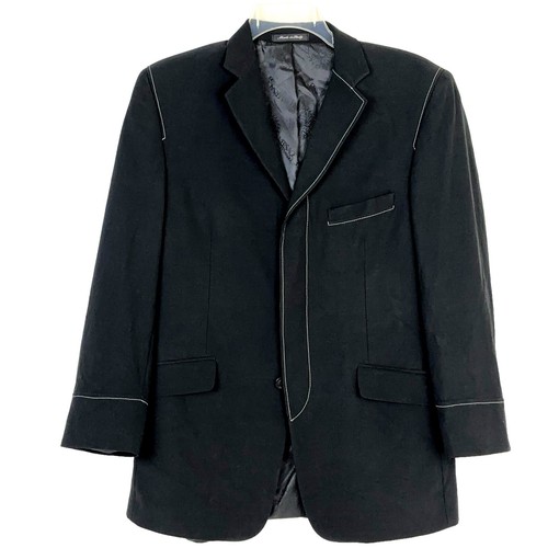 スカイ Italy製 Vintage V2 VERSACE Coat VERSACE Classic V2 Vintage Oldschool Leather Men Jacket Coat