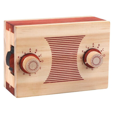 Radio Puzzle Box - Level 6 - Puzzle Master - Vintage Radio Look