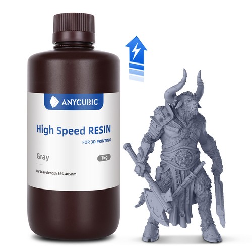 【Buy 3 Pay 2】Anycubic 1kg Grey High Speed Resin for LCD 3D Printer M5s 12k High