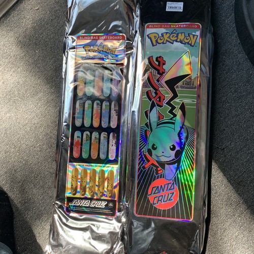 IN HAND! Santa Cruz X Pokemon Blind Bag Skateboard Deck
