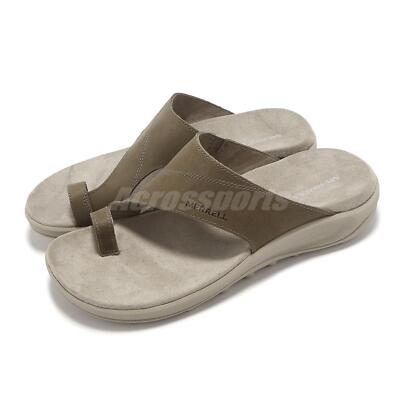 Merrell District 4 Luxe Post Brindle Brown Women Casual LifeStyle Sandal J006784