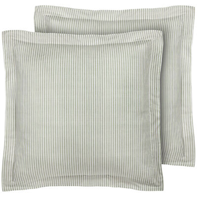 Laura Ashley Classics Cotton Green 2 Piece Sham-European Sham