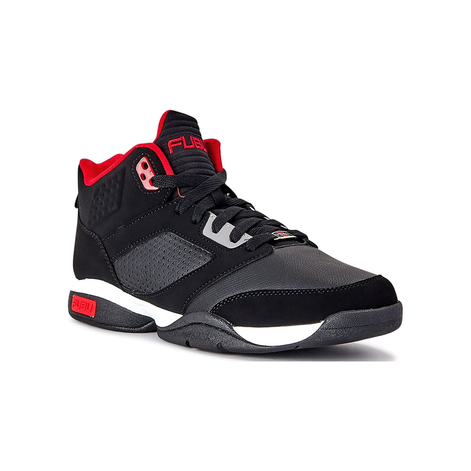 FUBU✖️XLARGE FUBU Men's Black Lace-up High Top Athletic Basketball