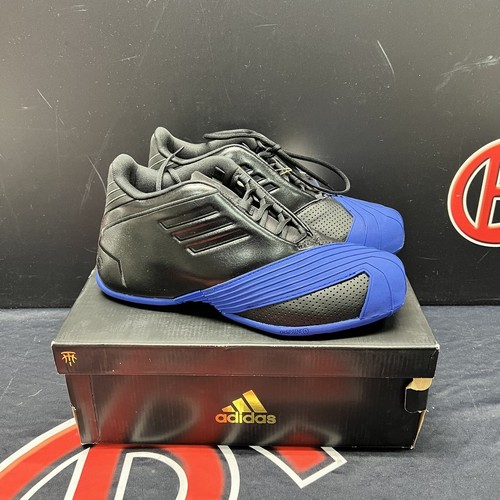 Size 10 - adidas T-Mac 1 Black Basketball Sneakers (New With