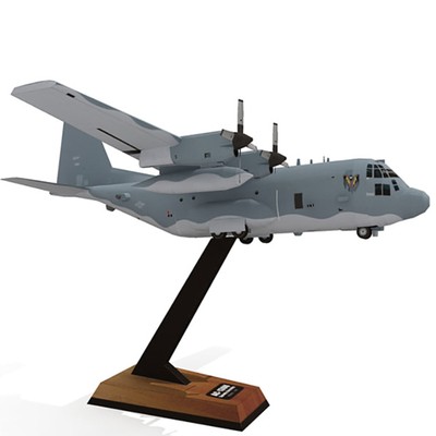 Unassembled Lockheed AC-130U Ghost Aerial Gunship Model Aircraft Paper Model