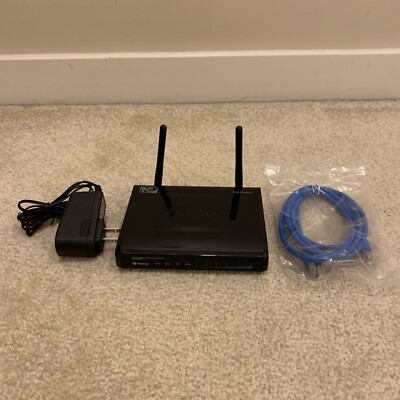 Trendnet TEW-652BRP Black Wireless Home Router N Speed 4 Port 10/100 Working