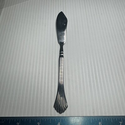 Rogers International Silver CASCADE Stainless Flatware Butter/Jam Spreader