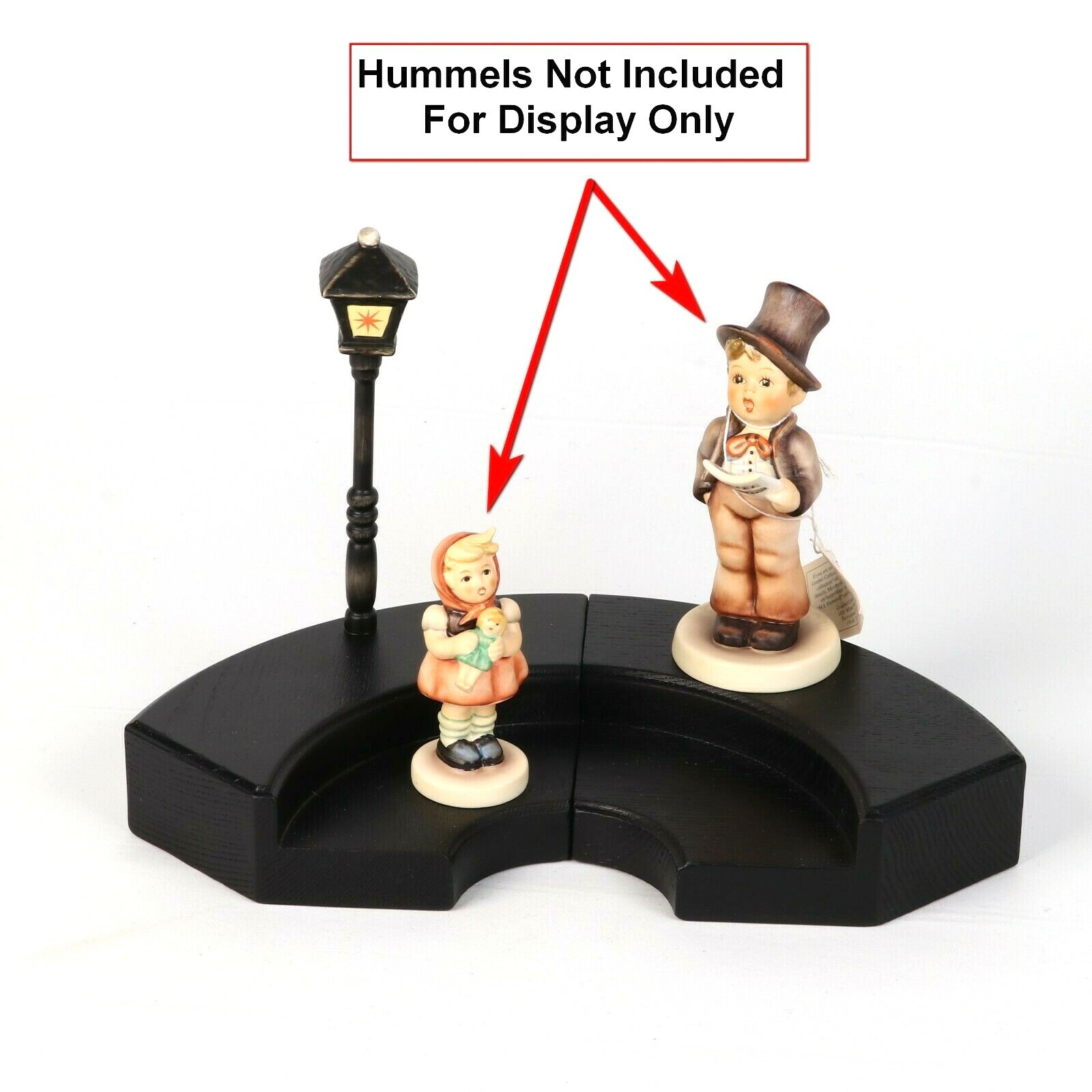 Hummel Figurines - Street Light Two Tier Display Base Mint Condition!