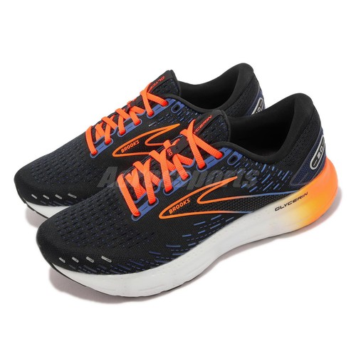 

Мужские кроссовки Brooks Glycerin 20 2E Wide BLACK / BLUE / ORANGE 110382-2E-035, Черный, Glycerin 20 2e Wide