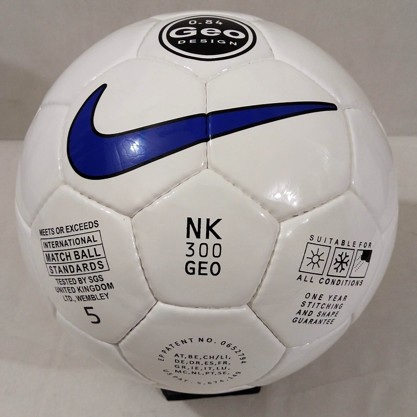 Ultra Rare* Nike NK 300 Geo - official match ball