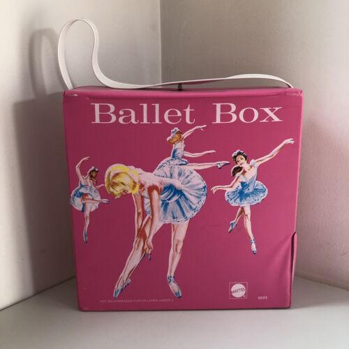 Mattel, Ballet Box, Rare Collectible Pink Color, 1966, Vintage, 5023-20300, USA Mattel, Ballet Box, Rare Collectible Pink Color, 1966, Vintage, 5023-20300, USA