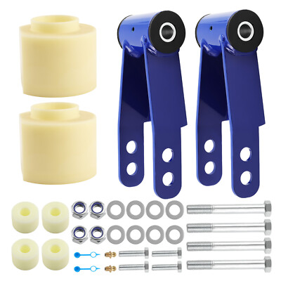 Lift Kit Avant  3''Coil Spacer Arrière 2'' Shackles for Jeep Cherokee XJ 1884