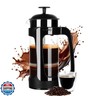 ESPRO - P3 French Press Coffee Maker – Patented Double Microfilter for Sludge and Grit Free Coffee, Black, 18 oz