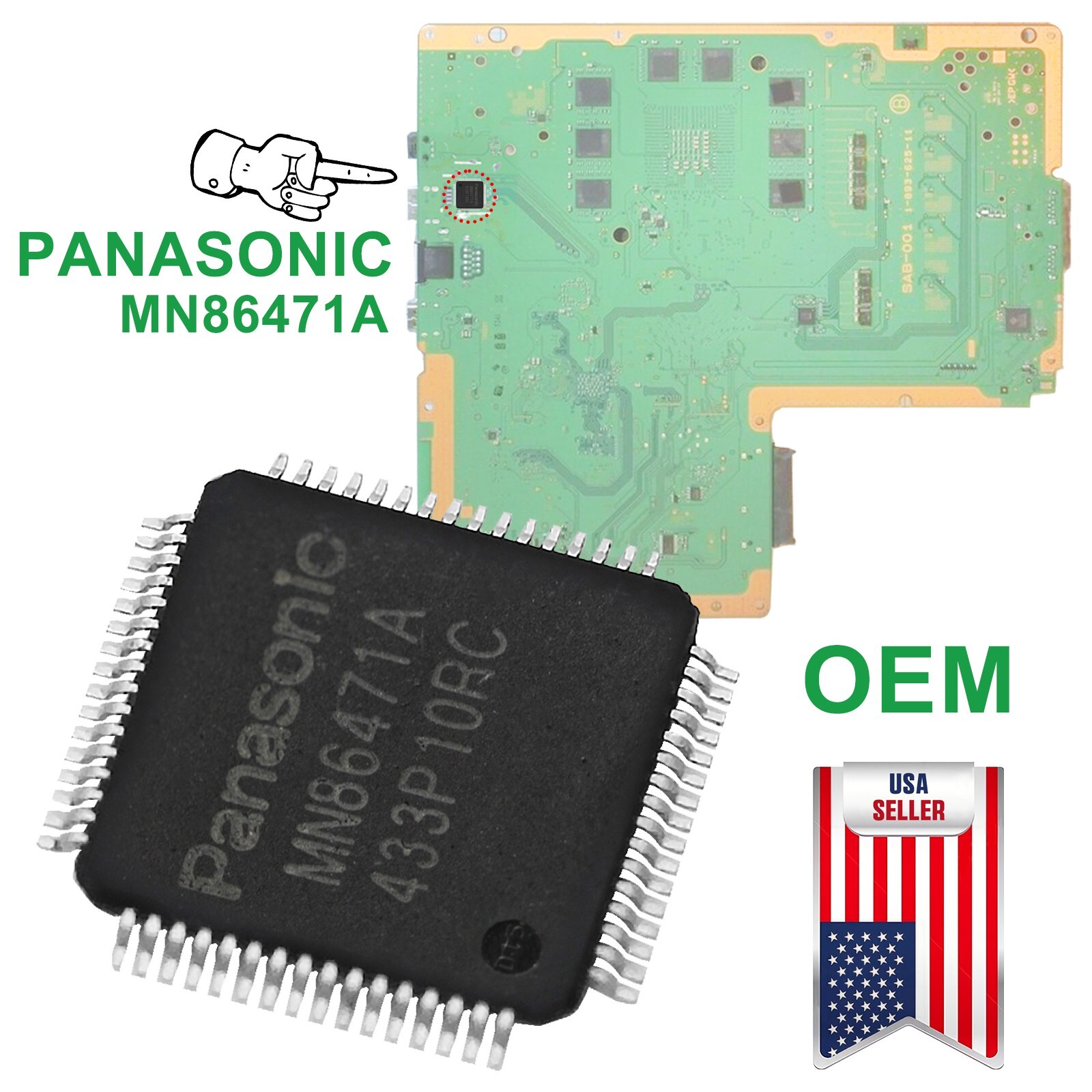 PlayStation4 - まみお  HDMI Video Output IC MN86471A Panasonic For Sony PS4 CUH