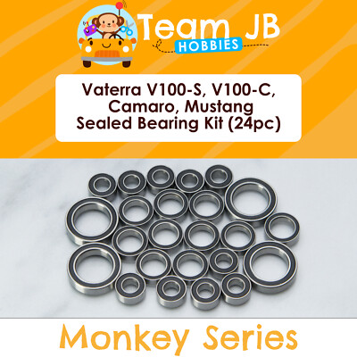 Vaterra V100-S, V100-C, Camaro, Mustang - 24 Pcs Rubber Sealed Bearings Kit