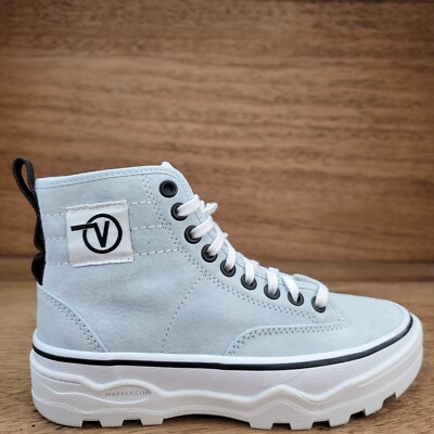 Vans Women's Sentry Wc Glory Comfort Shoes Metallic Silver White Size 5