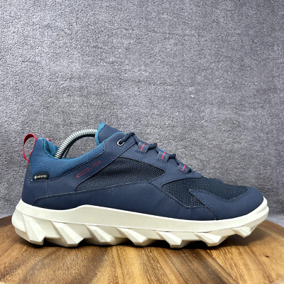 ECCO MX LOW GTX Womens Size 10-10.5 Blue Hiking Running Walking Shoes Waterproof