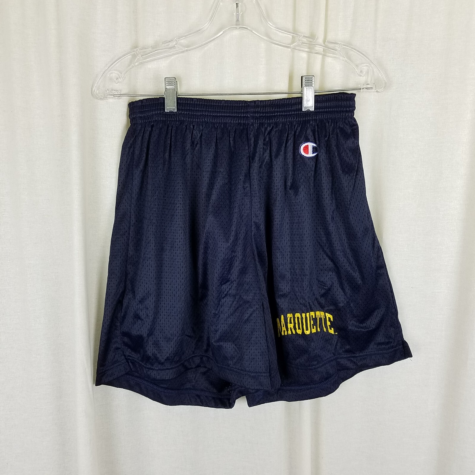 新品　M WIND AND SEA × Champion SHORTS Vintage Champion Marquette Mesh Shorts Mens L 36-38 Navy