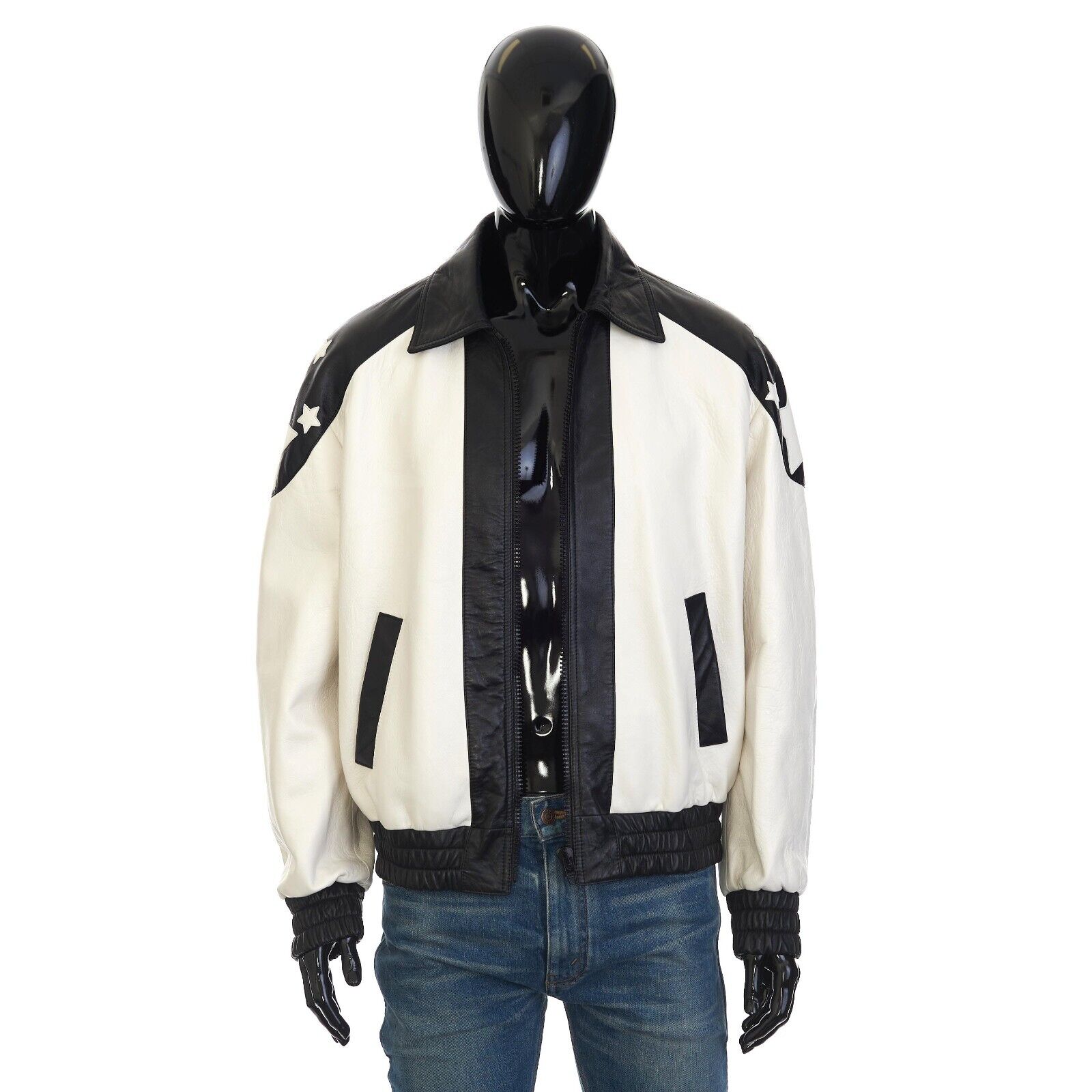 CELINE x VIOLETTE BANKS 6400$ White/Black Leather Teddy CELINE x VIOLETTE BANKS 6400$ White/Black Leather Teddy