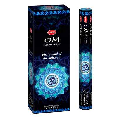 Hem OM Agarbatti Natural Rolled Home Fragrance Masala Incense Sticks 120 Sticks