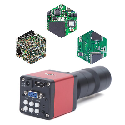HDMI Video Microscope VGA Camera HD Industrial Digital USB Lens 1080p 60FPS 14mp