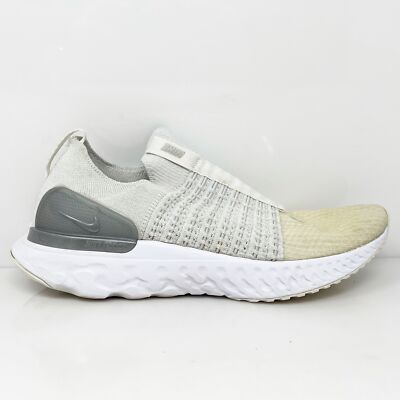 

Nike Womens React Phantom Run FK 2 CJ0280-100 Белые кроссовки кроссовки 9.5, Белый, React Phantom Run Flyknit 2