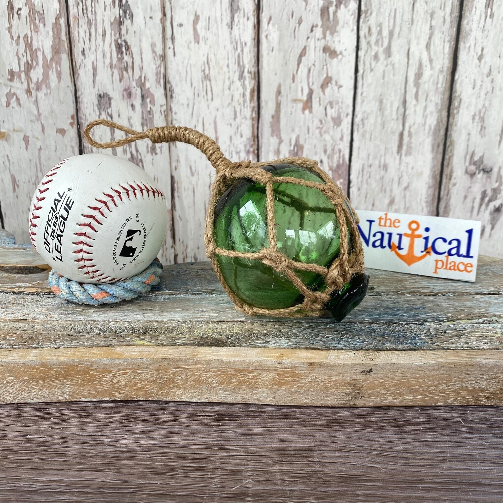 3" Glass Fishing Floats - Fish Net Buoy Decor - Red, Blue, Green, Amber, Clear