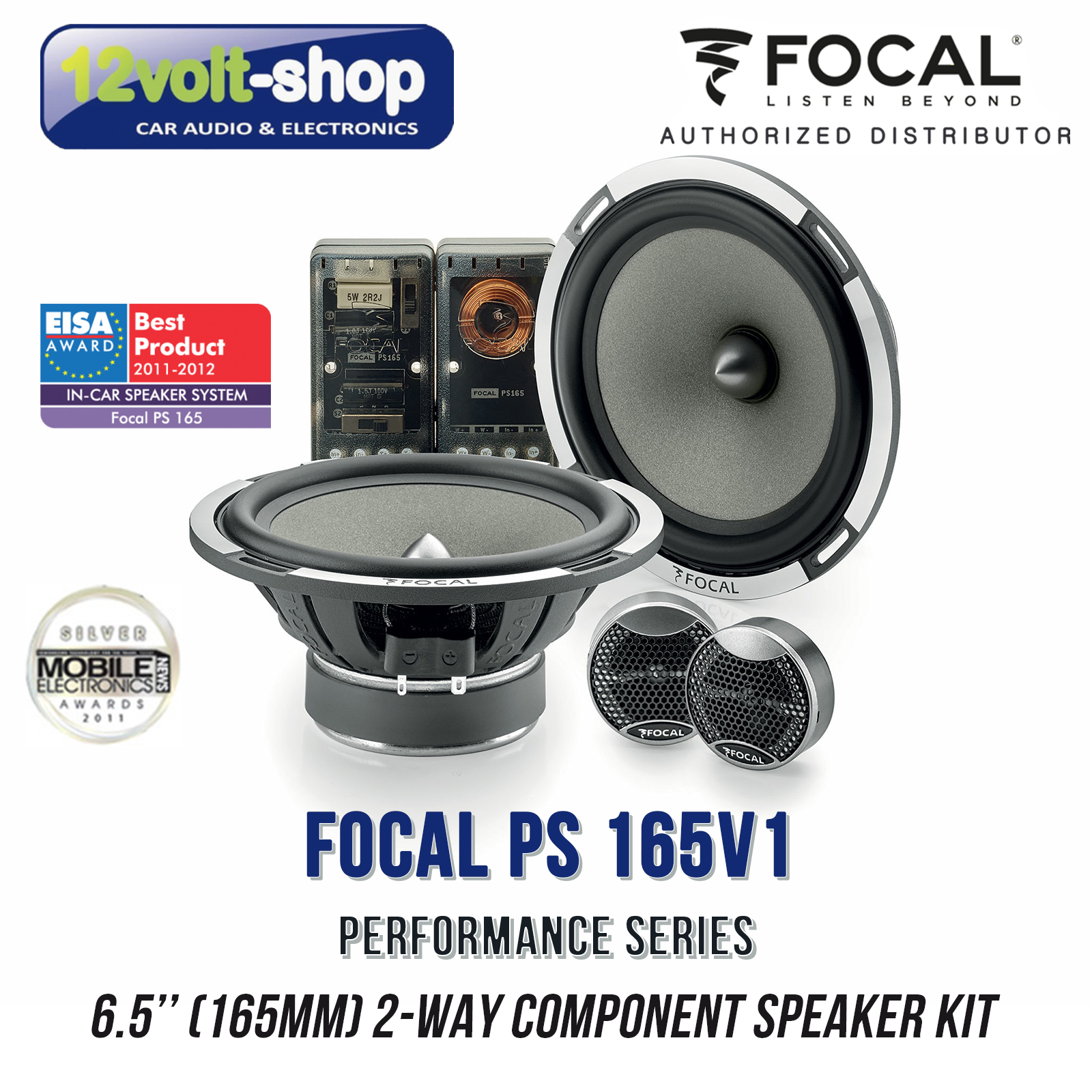 全信頼を寄せる (PERFORMANCE 165V1 PS Focal series) 6.5 kit component 2-Way カーオーディオ