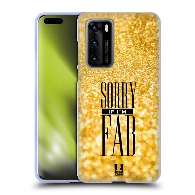 HEAD CASE DESIGNS GLITTERY LIFESTYLE SOFT GEL CASE FOR HUAWEI PHONES 4