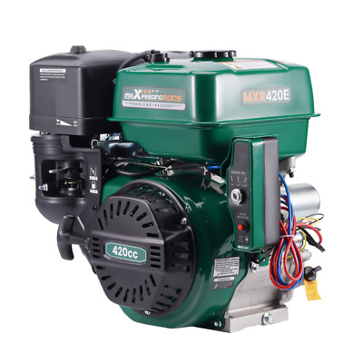 Engine OHV Horizontal Gas Engine Motor 420cc 15HP Electric Start Go Kart