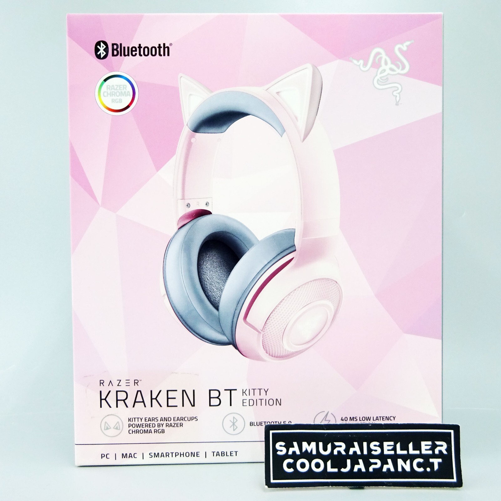 RAZER Kraken BT Kitty Edition Quartz Pink Bluetooth 5.0 RAZER Kraken BT Kitty Edition Quartz Pink Bluetooth 5.0