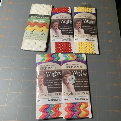 HUGE LOT Wrights Rick Rack Sewing Crafting