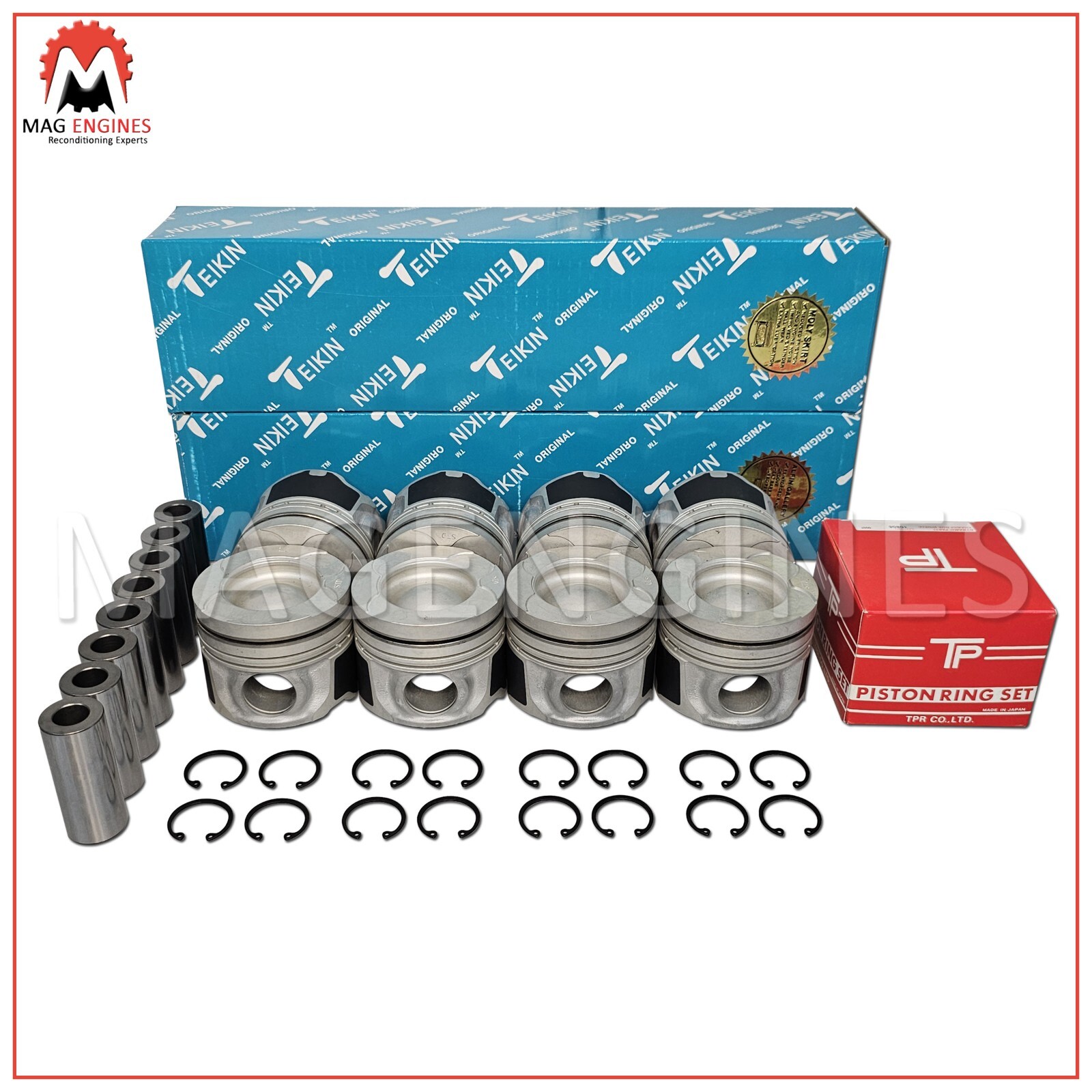 PISTON & RING SET TOYOTA 1VD-FTV FOR LAND CRUISER LX450D 4.5