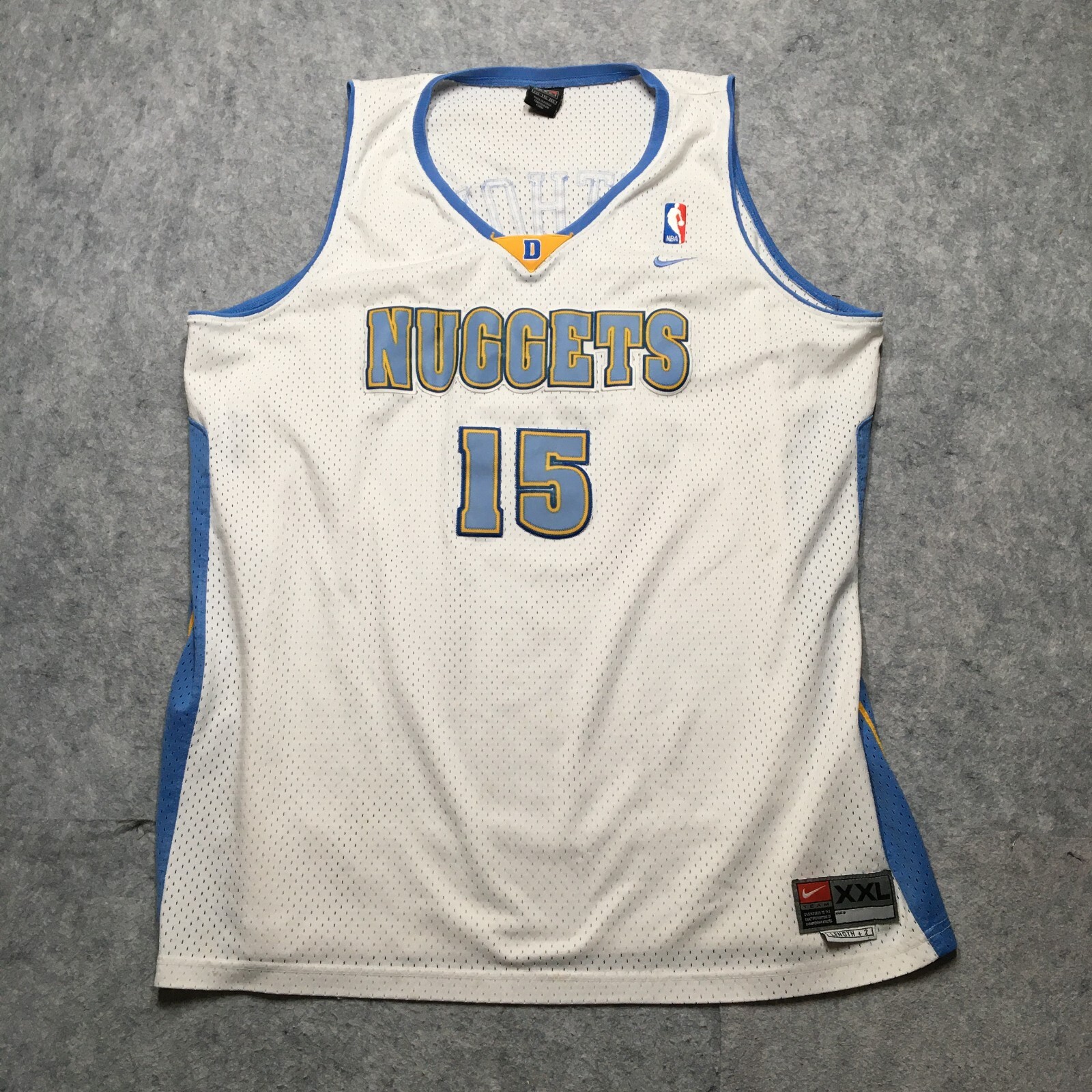 ナイキ デンバー・ナゲッツ Carmelo Anthony ユニフォームLサイズ Vintage Team Nike 76 Denver Nuggets 15 Carmelo Anthony